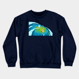 Adventure time, the continent of Ooo Crewneck Sweatshirt